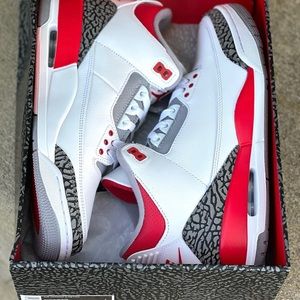 Jordan Retro 3 Fire Red